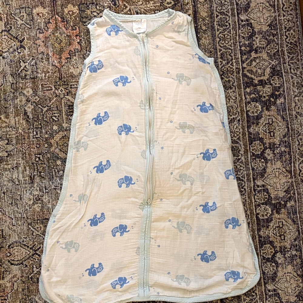 Aden+ Anais Muslin Baby Sleep Sack with Elephant Print